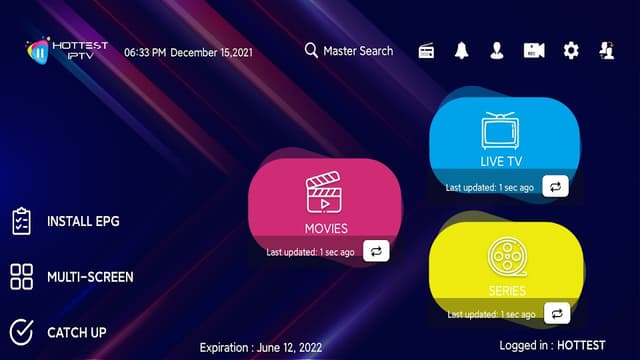 HOTTEST IPTV screenshot 1