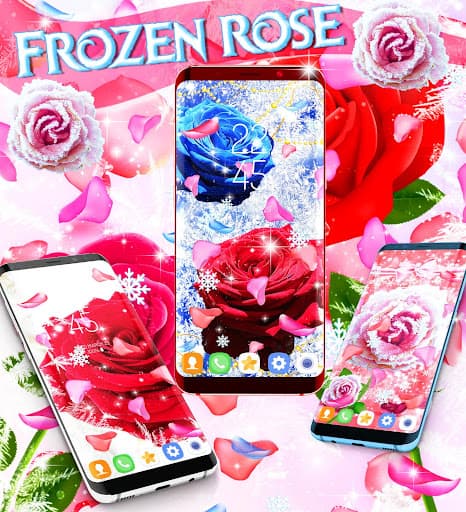 Winter rose live wallpaper screenshot 3