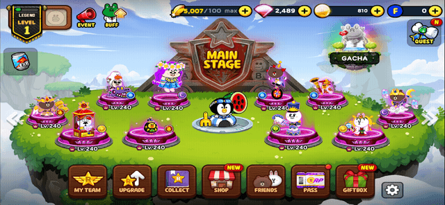 LINE Rangers: Brown-Cony Wars! screenshot 2