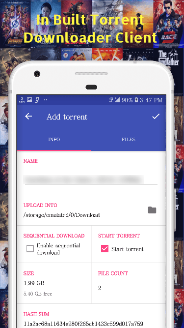 Torrent Movie Downloader screenshot 5