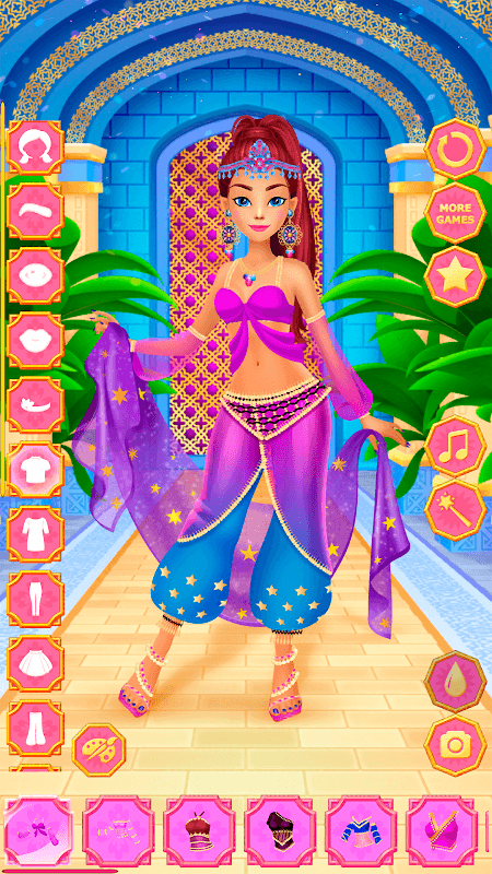 Arabian Princess Dress Up Game screenshot 4