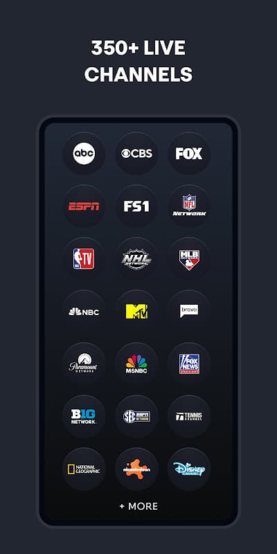 Fubo: Watch Live TV & Sports screenshot 1