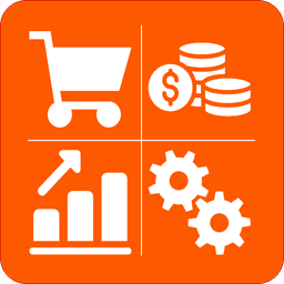 Finances, Orders & Stock. icon