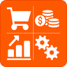 Finances, Orders & Stock. icon