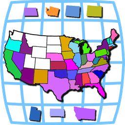 USA Map Puzzle icon