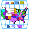 USA Map Puzzle icon