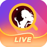 Popa Live - Live video call icon