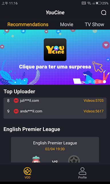 YouCine:Watch free tv&movies screenshot 3
