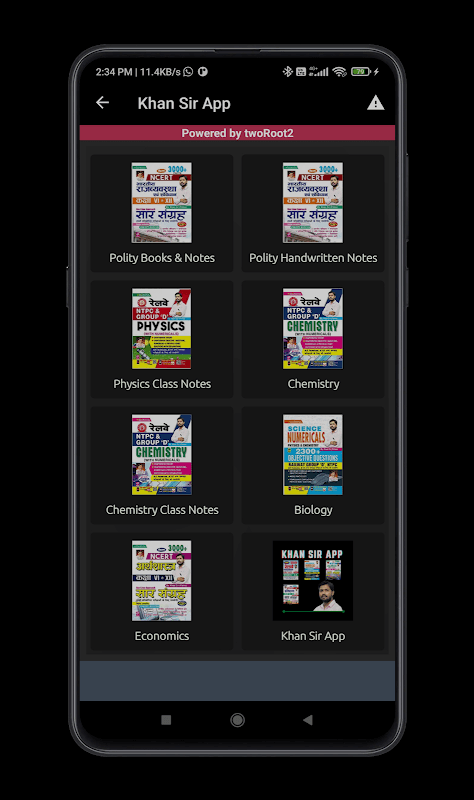 Khan Sir App - Materi Belajar screenshot 2