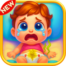 baba care babysitter game icon