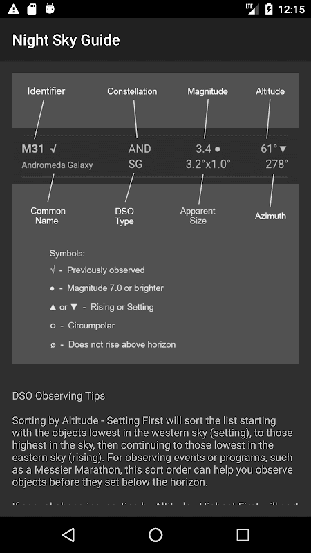 Night Sky Guide screenshot 3