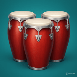 Percussion instruments: drums icon