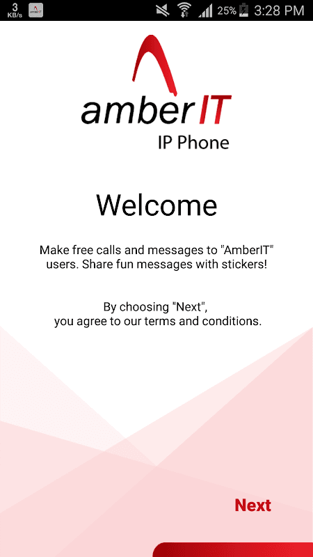 Amber IT IP Phone screenshot 1