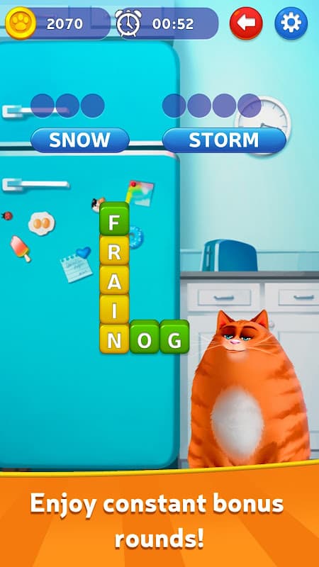 Kitty Scramble: Word Game screenshot 3