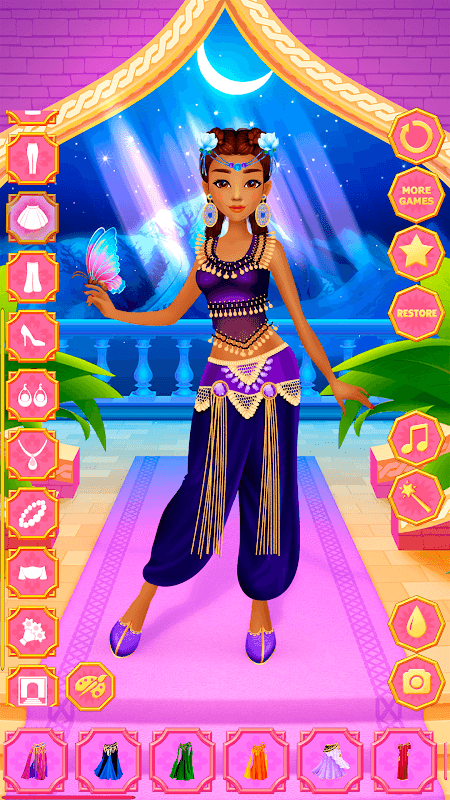 Arabian Princess Dress Up Game screenshot 5