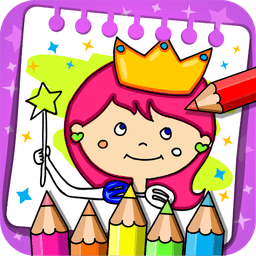 Princess Coloring Book & Games icon