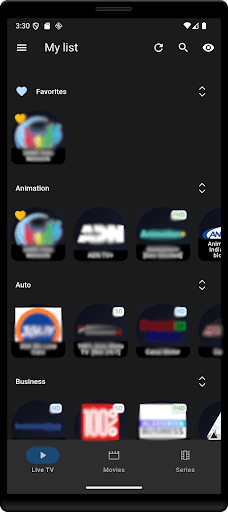 KGV Player - IPTV Player screenshot 6
