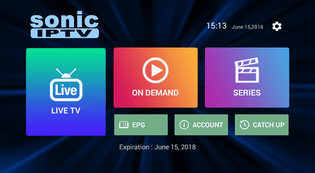 Sonic IPTV screenshot 1