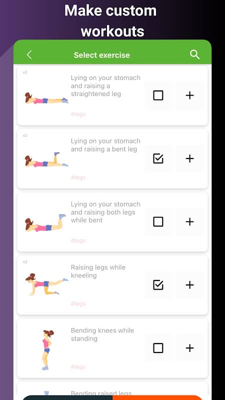 Perfect buttocks&legs workout screenshot 4