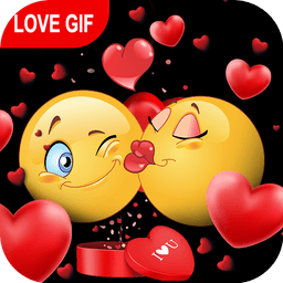 WASticker Love Rose Emoji GIF icon