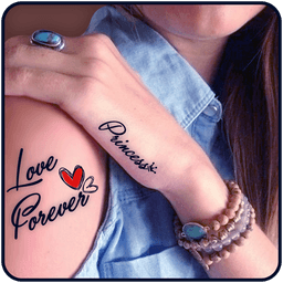 Tattoo My Photo with My Name for Boys & Girls icon