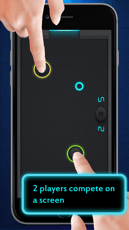 Air Hockey Neon Perfect Light screenshot 2