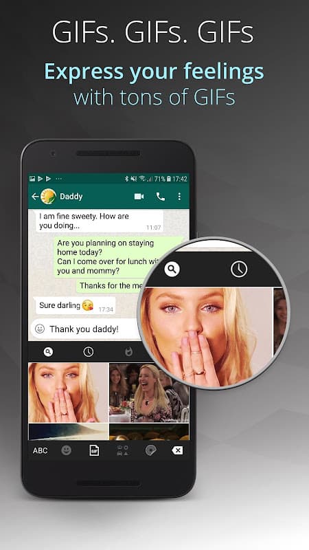 Ginger Keyboard - Emoji, GIFs screenshot 5