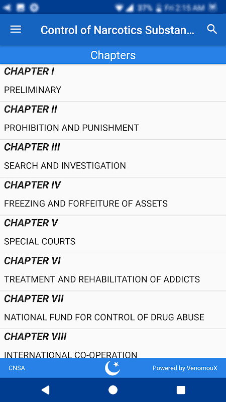 CNSA 1997 - Narcotic Substance screenshot 2