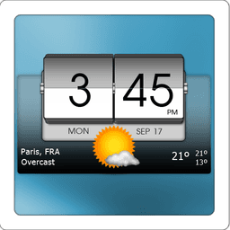 3D Flip Clock & Weather icon