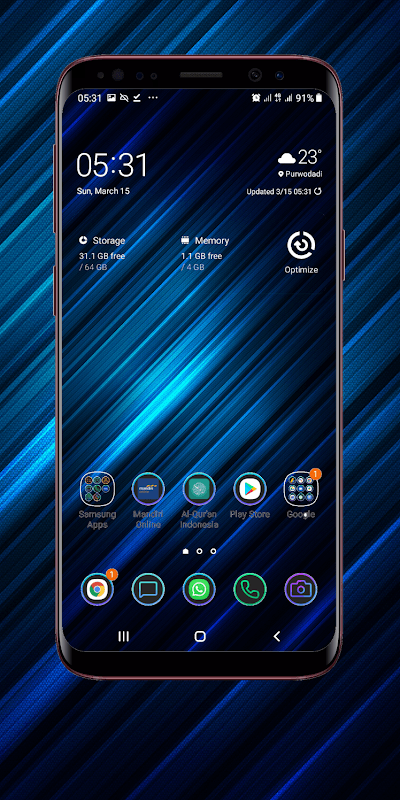 Dark Blue Wallpaper screenshot 4