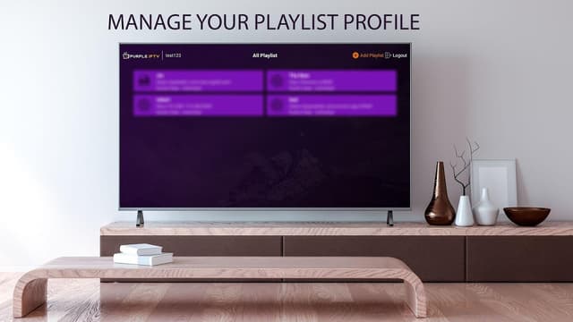 IPTV Smart Purple Player - No Ads screenshot 4
