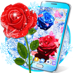 Winter rose live wallpaper icon