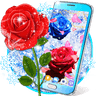 Winter rose live wallpaper icon