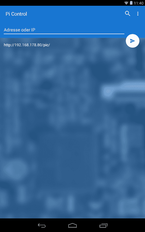 Pi Control - App screenshot 2
