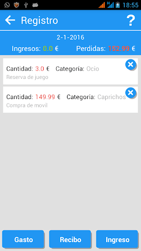 Control de gastos diarios screenshot 4