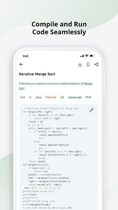 GeeksforGeeks - Aprende a Programar screenshot 5