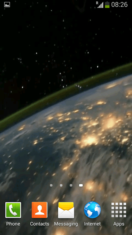 Earth View From Space LWP screenshot 3