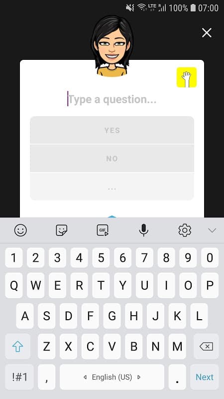 LMK: Anonymous Polls for Snapchat screenshot 1