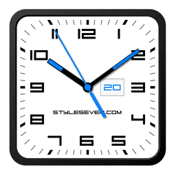 Square Clock Android-7 icon