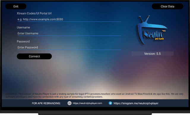 Neutro IPTV Player screenshot 1
