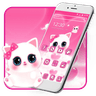 Cute Pink Kitty Theme icon