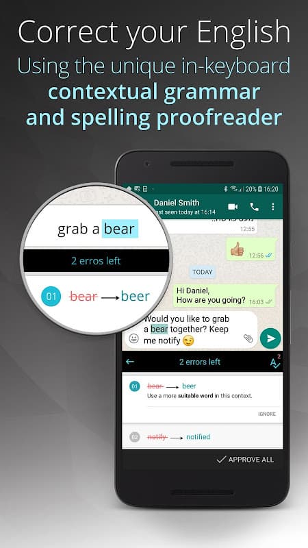 Ginger Keyboard - Emoji, GIFs screenshot 2