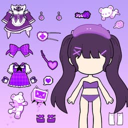 Fashion doll: make up games icon