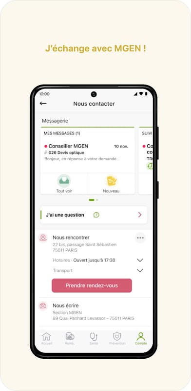 MGEN Mutuelle Espace Personnel screenshot 6