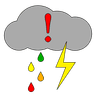 Symbol von Alerte Météo - Weather Warning