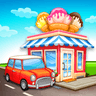 Cartoon City - farm to village icon