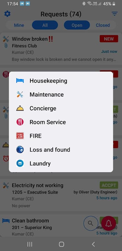 SARA Hotel Operations Platform screenshot 3