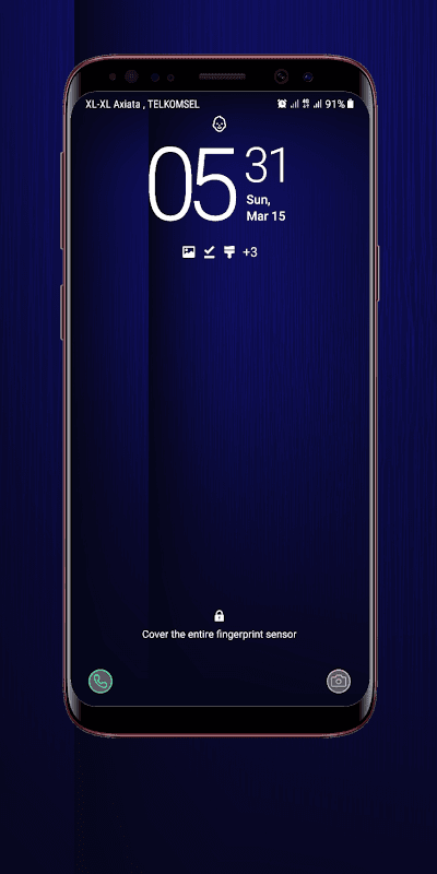 Dark Blue Wallpaper screenshot 2