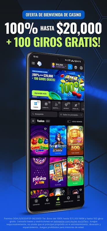 Betmaster - Casino En Vivo screenshot 1