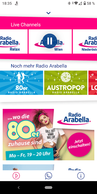 Radio Arabella screenshot 1
